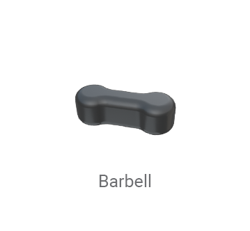 Forma barbell del marcador MammoSTAR®