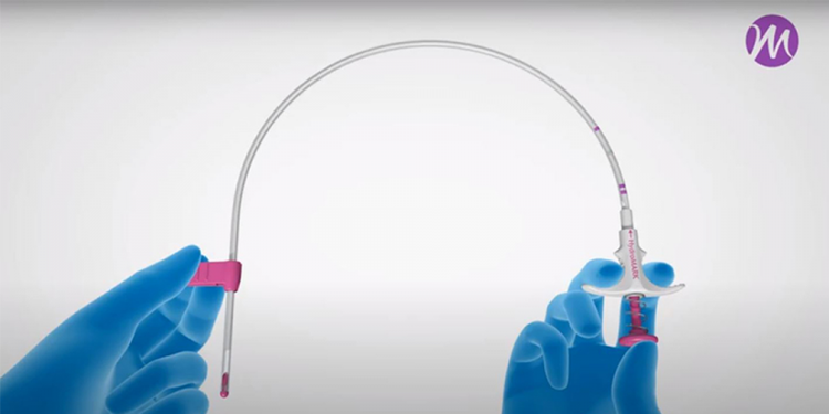 Vea una animación del marcador HydroMARK™ flexible en uso