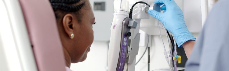 Mammotome Revolve™ system used for stereotactic breast biopsy